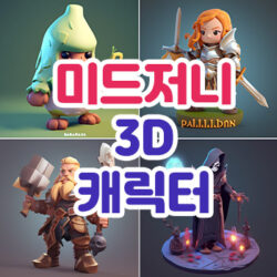 Read more about the article 미드저니 3D 게임 캐릭터 만들기